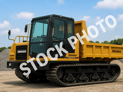 Tracked carrier Morooka MST1500VD for heavy-duty construction and material transport.