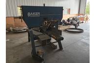 Baker 10-yard dump trailer, heavy-duty equipment for construction and landscaping projects.