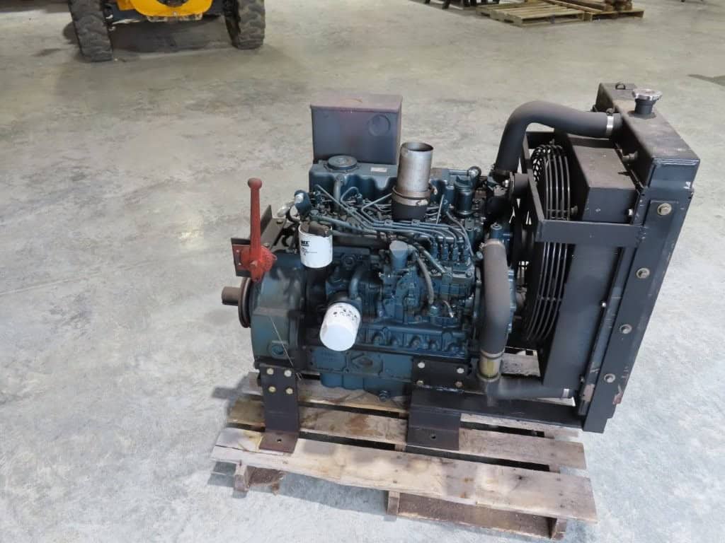 2013 Kubota V3300-BG-ET01 Power Unit 2013 Kubota V3300-BG-ET01 diesel engine with radiator and hoses.